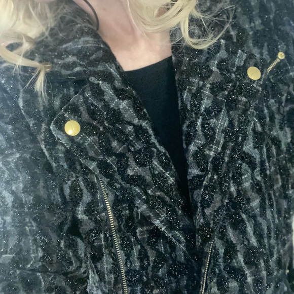 Tribal DeNIME Quilted Wool Metallic Jacket! - Picture 2 of 8